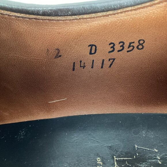 Allen Edmonds Clifton Mens Leather Oxford Captoe Dress Shoes Brown - Picture 11 of 13